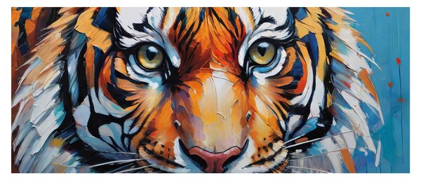 Kép - Tigris látképe, festmény (120x50 cm)