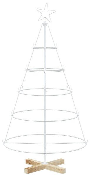 Fém karácsonyfa KUOPIO 125 cm Acél Fehér