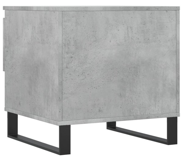 2 db betonszürke szerelt fa dohányzóasztal 50 x 46 x 50 cm