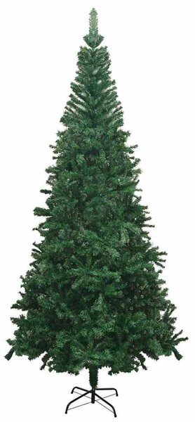 Zöld megvilágított műkarácsonyfa gömb szettel 240 cm L