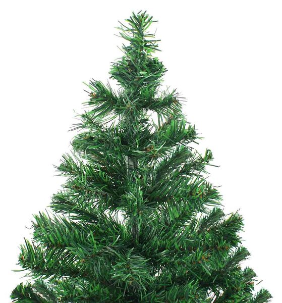 Megvilágított műkarácsonyfa 910 ággal gömb szettel 210 cm