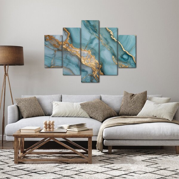 Kép - Türkiz márvány (150x105 cm)