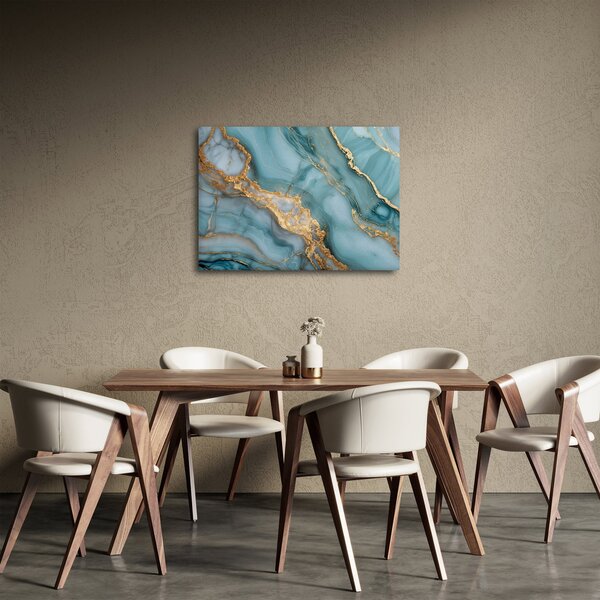 Kép - Türkiz márvány (70x50 cm)