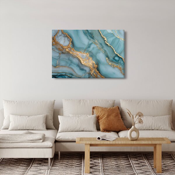 Kép - Türkiz márvány (90x60 cm)
