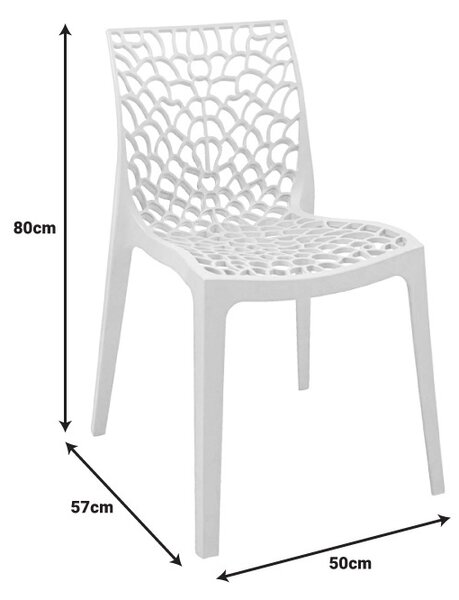 Set mobilier dining 3 piese Mercon Hush, Cappuccino, 60x60x75 cm