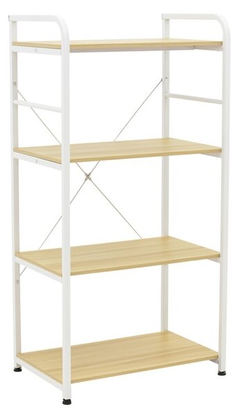 Állópolc, Depo, Pako World, MDF, fehér, 60x40x120 cm