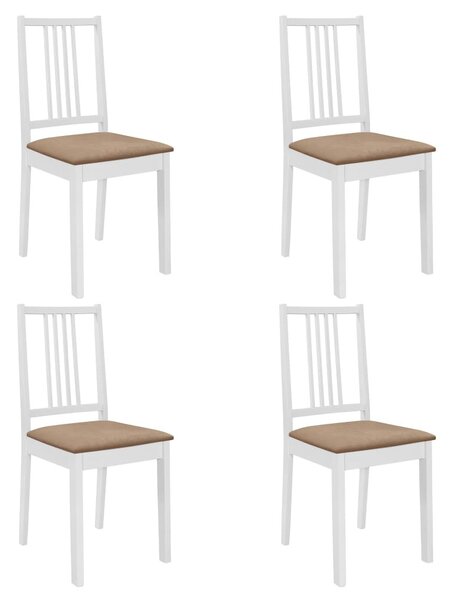5-részes fehér MDF étkezőgarnitúra