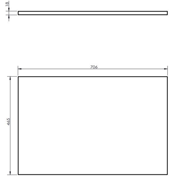 Mexen Rivel, fürdőszobaszekrény 70 cm-es munkalappal, 1 fiókkal, rovátkolt, diófa, 91A20-06023-1-BFC86
