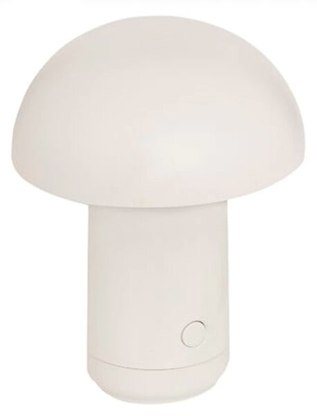 LED asztali lámpa FUNGHI 11,2 cm, fehér