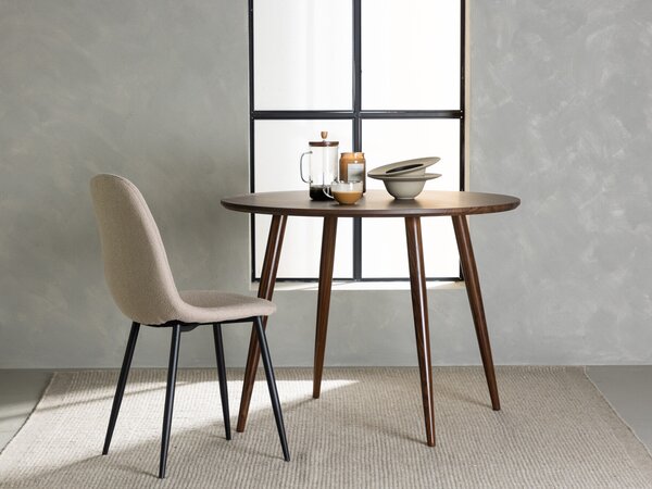 Asztal Dallas 3879, 75cm, Sötét barna