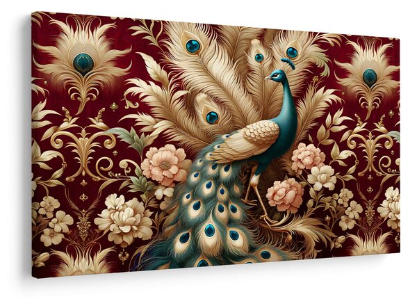 Kép – Elegáns páva (90x60 cm)
