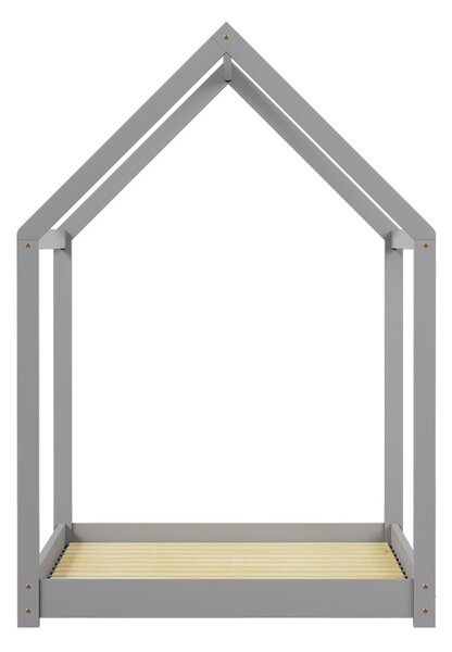 Gyerekágy, Nino Montessori, Pako World, szürke, 90x190 cm