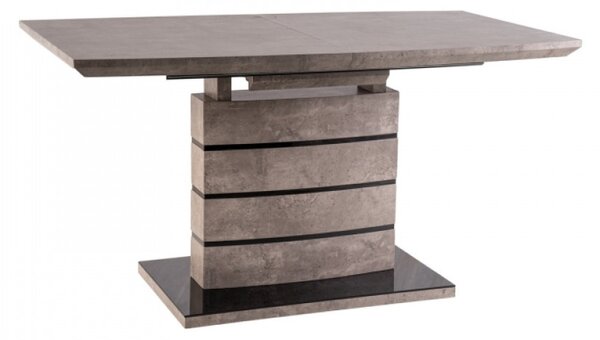 Leonardo bővíthető étkezőasztal beton 140-180cm