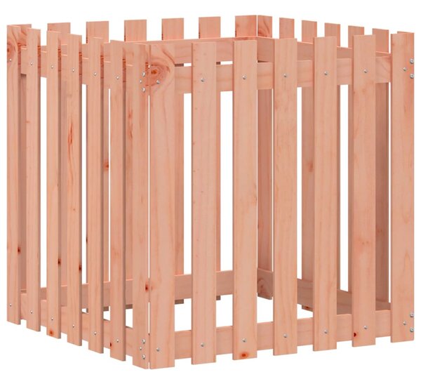 Tömör duglászfenyő növénytartó léces kialakítással 70x70x70 cm