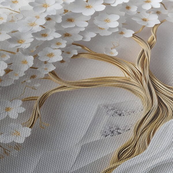 Kép – 3D elegáns életfa virágokkal (90x60 cm)