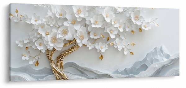 Kép – 3D elegáns életfa (120x50 cm)