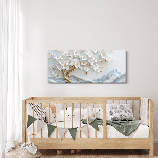 Kép – 3D elegáns életfa (120x50 cm)
