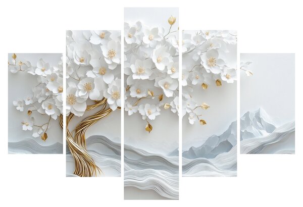 Kép – 3D elegáns életfa (150x105 cm)