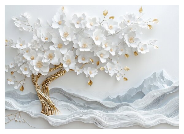 Kép – 3D elegáns életfa (70x50 cm)