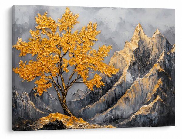 Kép – Arany fa a hegyekben (70x50 cm)