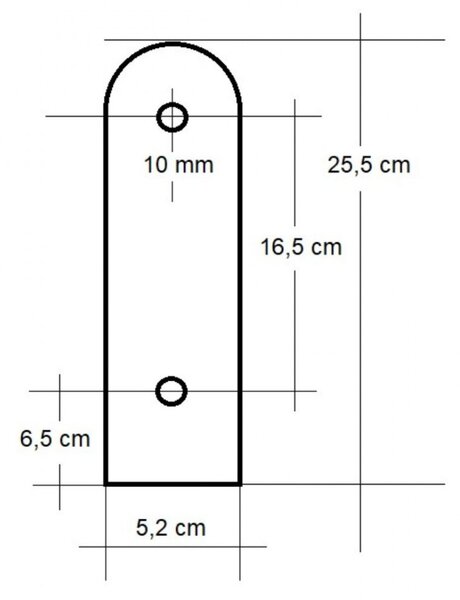 BipiLine Műanyag Előtető, 120x90 cm, Fekete Színű Fali Tartóelemekkel, Sötétített Polikarbonát Lapokkal