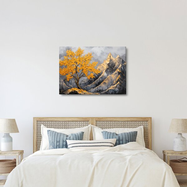 Kép – Arany fa a hegyekben (70x50 cm)