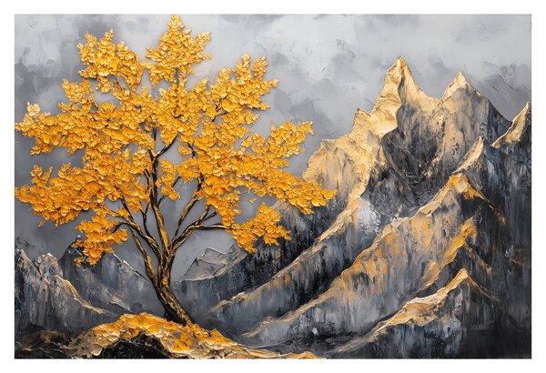Kép – Arany fa a hegyekben (90x60 cm)