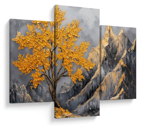 Kép – Arany fa a hegyekben (90x60 cm)