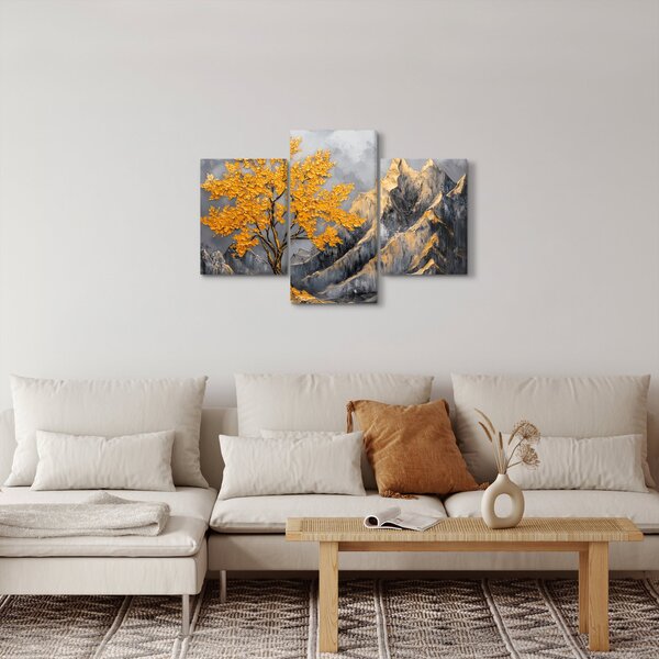 Kép – Arany fa a hegyekben (90x60 cm)