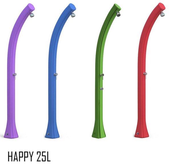 Happy H120 íves kültéri szolár zuhany lábmosóval