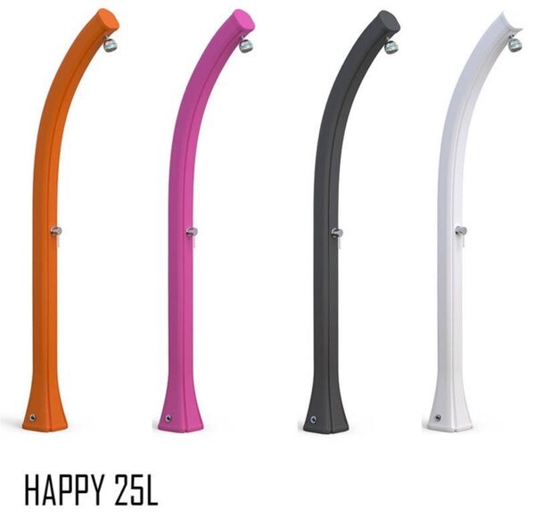Happy H120 íves kültéri szolár zuhany lábmosóval