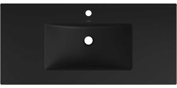 Mexen Atena, asztali mosogató 101 x 46 cm, fekete matt, 25011070