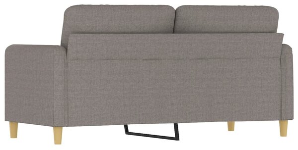 Kétszemélyes tópszínű szövet kanapé 140 cm