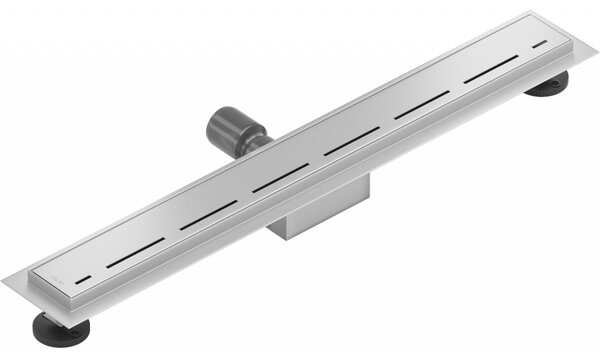 Mexen Lapos rozsdamentes acél zuhanyfolyó 50 cm minta M03, 1022050-15