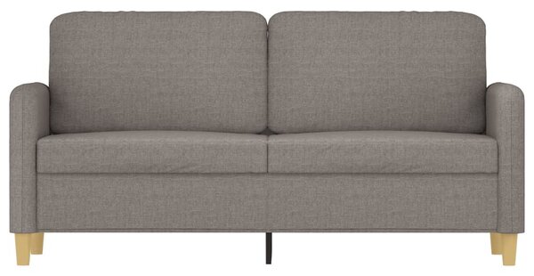 Kétszemélyes tópszínű szövet kanapé 140 cm