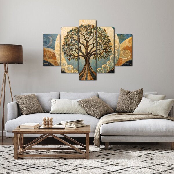 Kép – Életfa és spirálok (150x105 cm)