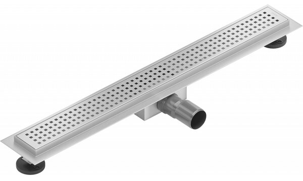 Mexen Lapos rozsdamentes acél zuhanyfolyó 50 cm minta M08, 1025050-15