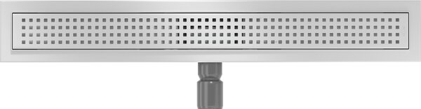 Mexen Lapos rozsdamentes acél zuhanyfolyó 50 cm minta M08, 1025050-15