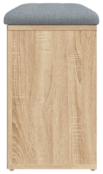 Sonoma tölgyfa cipőpad 82 x 32 x 50 cm rétegelt fa