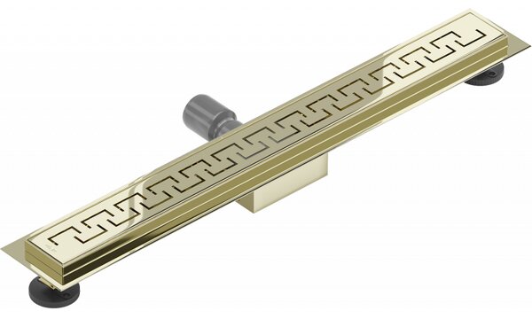 Mexen Flat M15 rozsdamentes acél zuhanyfolyó 50 cm, arany, 1524050-15
