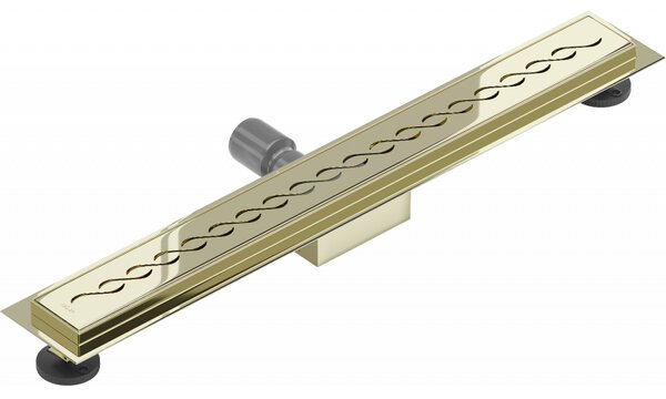 Mexen Flat M18 rozsdamentes acél zuhanyfolyó 70 cm, arany, 1523070-15