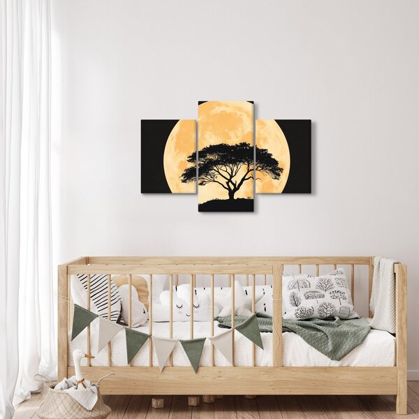 Kép – Fa arany teliholdban II. (90x60 cm)