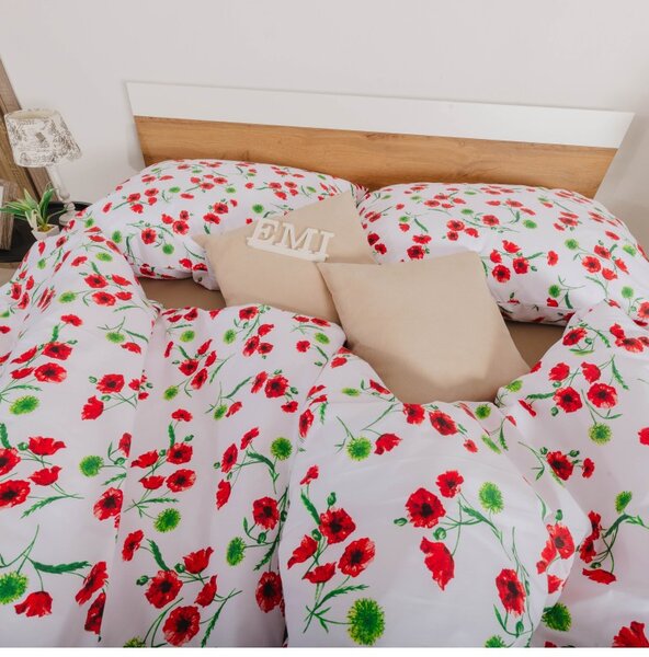 EMI Pipacs pamut ágyneműhuzat 140x200 + 70x90