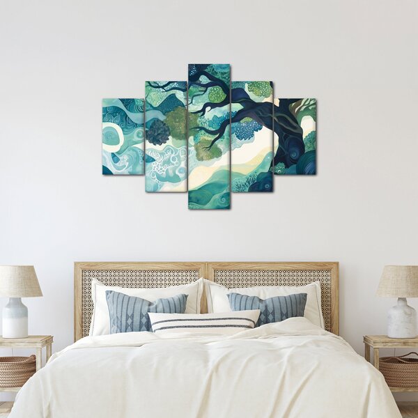 Kép – Az életfa zöld lombkoronája (150x105 cm)