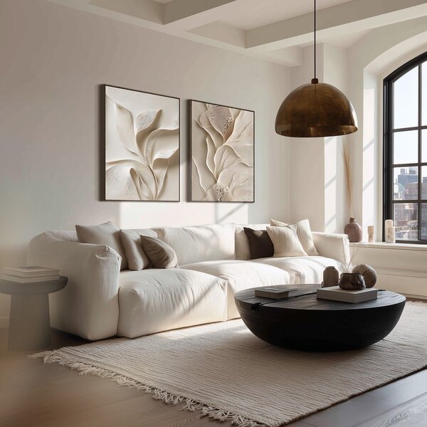 Nyomtatott keretezett kép 60x80 cm Gentle Curves – Styler