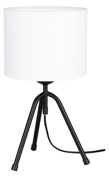 Aldabra Tami asztali lámpa E27-es foglalat, 1 izzós, 60W fekete-fehér