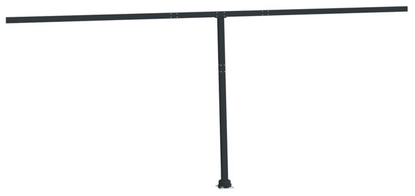 Antracitszürke vas napellenző rúd szett 600x245 cm