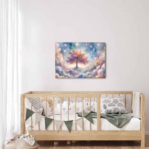Kép – Életfa a felhőkben (70x50 cm)