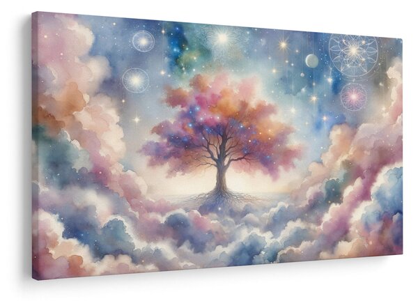 Kép – Életfa a felhőkben (90x60 cm)
