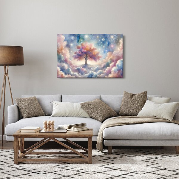 Kép – Életfa a felhőkben (90x60 cm)